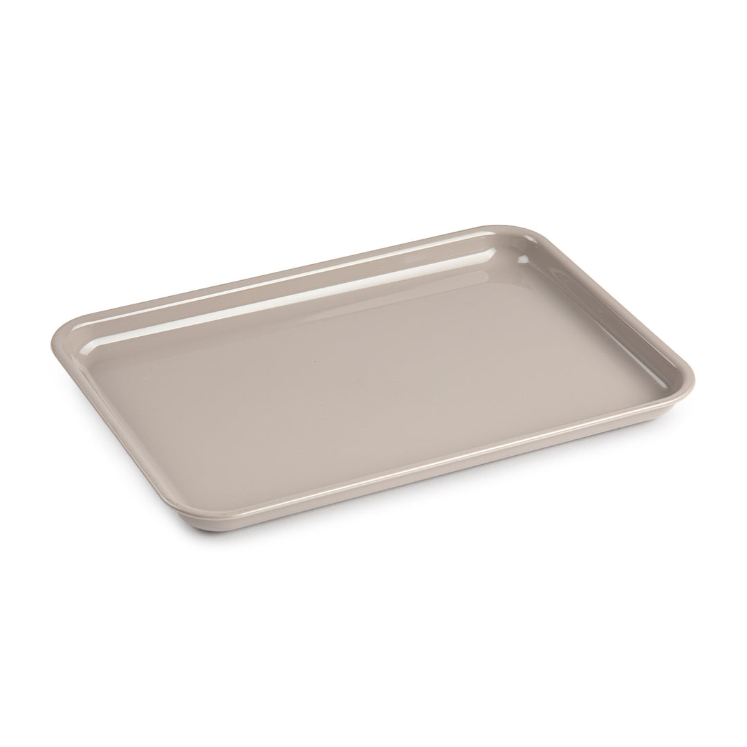 Plastic Forte Edén - Juego de 2 Bandejas de Servicio Nº 3 Rectangulares. Rosa