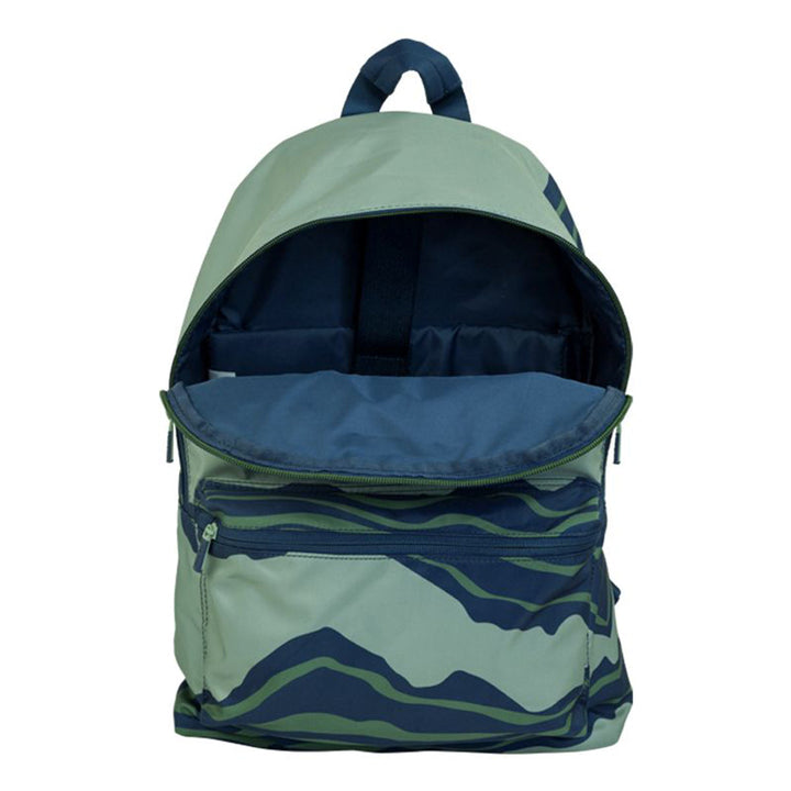 MILAN Melt -  Mochila Escolar 2 Cremalleras con Divisor para Portátil. Capacidad 20L. Verde