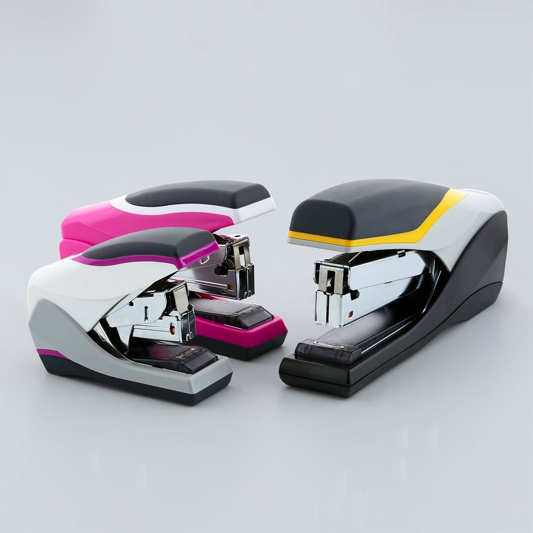 SDI - Grapadora Solid Touch L de Esfuerzo Reducido y Carga Superior, Suave al Tacto, Base Anti-Deslizante