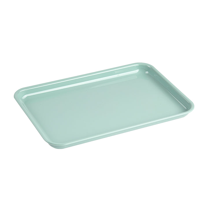 Plastic Forte Edén - Juego de 2 Bandejas de Servicio Nº 3 Rectangulares. Rosa