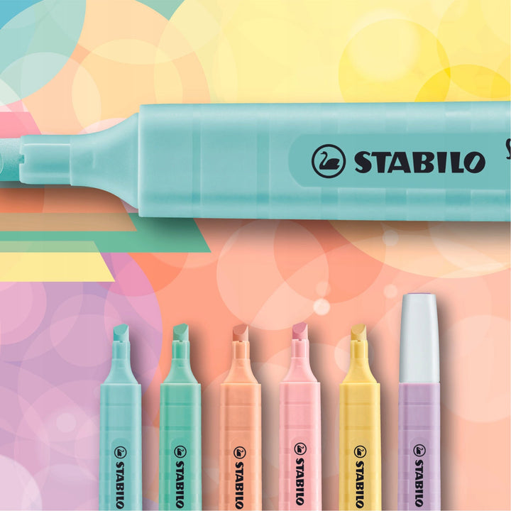 STABILO - Rotuladores Swing Cool 6 unidades. Colores Pastel