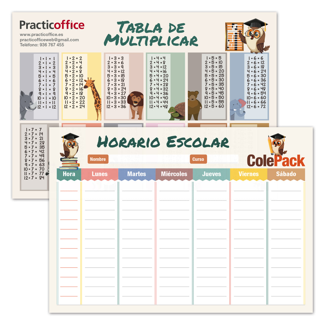 ColePack BitsBobs - Estuche Escolar Cuádruple de 4 Cremalleras y Material Incluido. Mint Soft