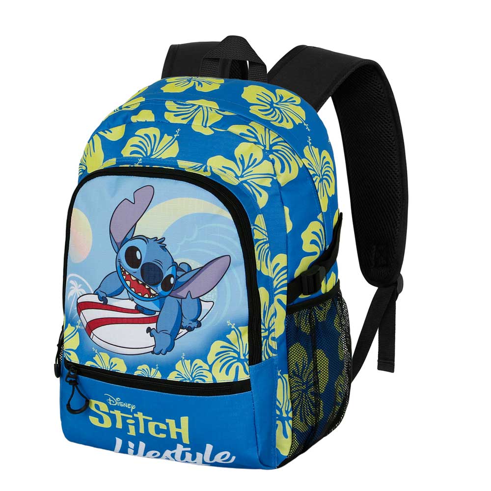 KARACTERMANIA - Disney Lilo y Stitch Kiss Mochila Fight FAN 2.2. Azul