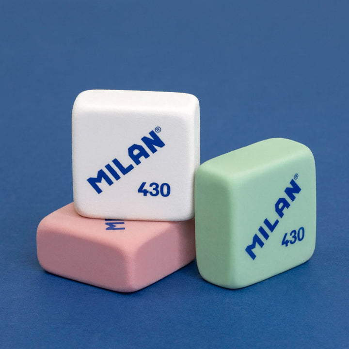 MILAN 1918 - Pack Afilaborras Compact con 2 Gomas de Recambio Incluidas. Verde