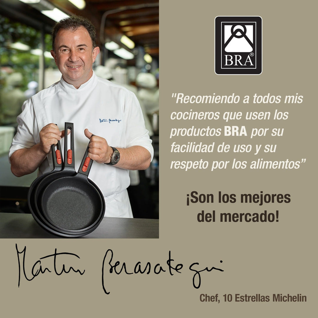 BRA Efficient - Juego de 5 Cuchillos Gama Masterchef Plus en Acero Aleman 4116 Krupp