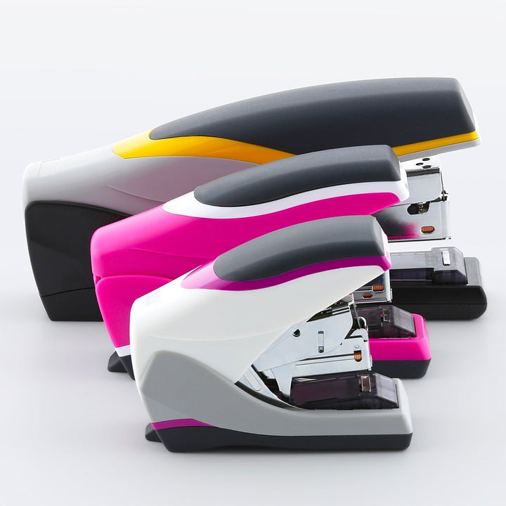 SDI - Grapadora Solid Touch M de Esfuerzo Reducido y Carga Superior, Suave al Tacto, Base Anti-Deslizante