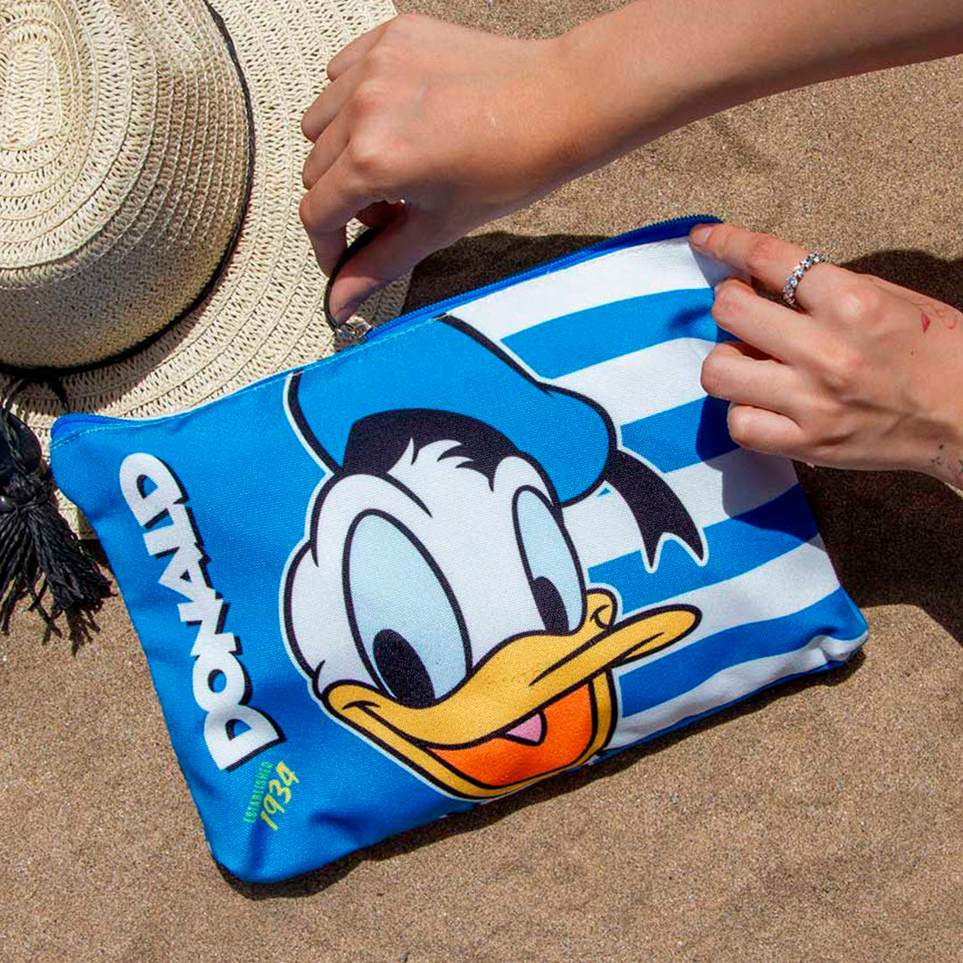 KARACTERMANIA - Bolsa de Playa Soleil con Neceser de Regalo.Pato Donald