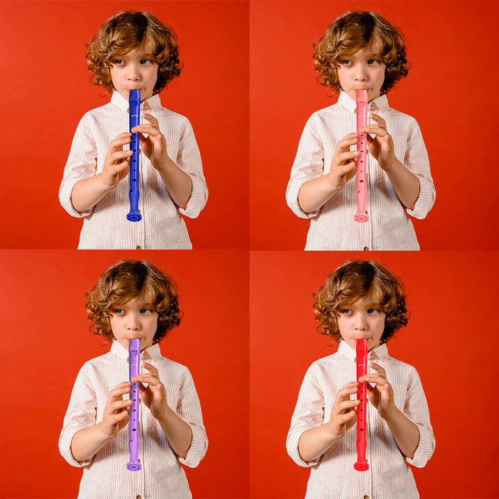 HOHNER Melody - Flauta Escolar Soprano Dulce con Funda y Varilla de Limpieza. Verde