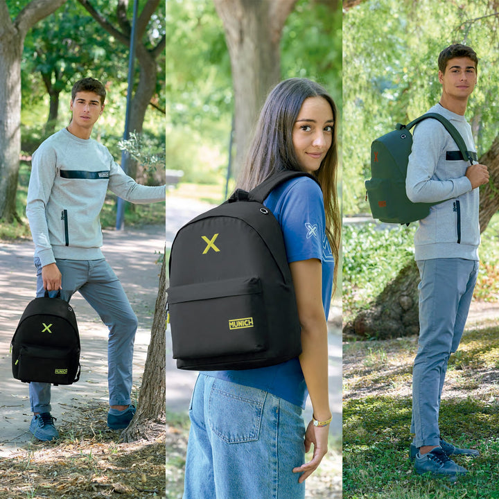 SAFTA - Mochila  Para Portatil 14.1" Munich Basics 410x310x160 mm. Verde Menta