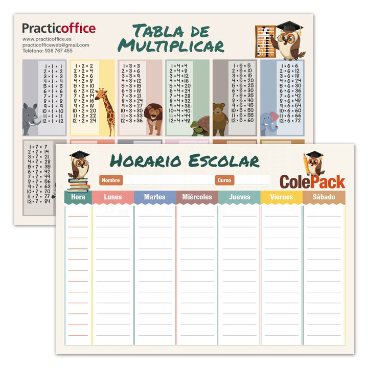 ColePack EcoDes - Estuche Triple de 3 Cremalleras con Material Escolar Incluido. Mafalda Lively