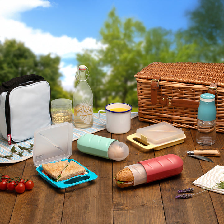 TATAY - Porta Bocadillos Infantil Extensible, Reutilizable y Ecológico