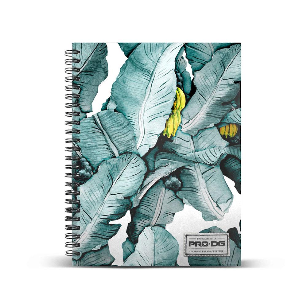 PRODG Varadero - Cuaderno Espiral A5 Micro Tapa Dura 120h Cuadro 5 mm 6 Tal.
