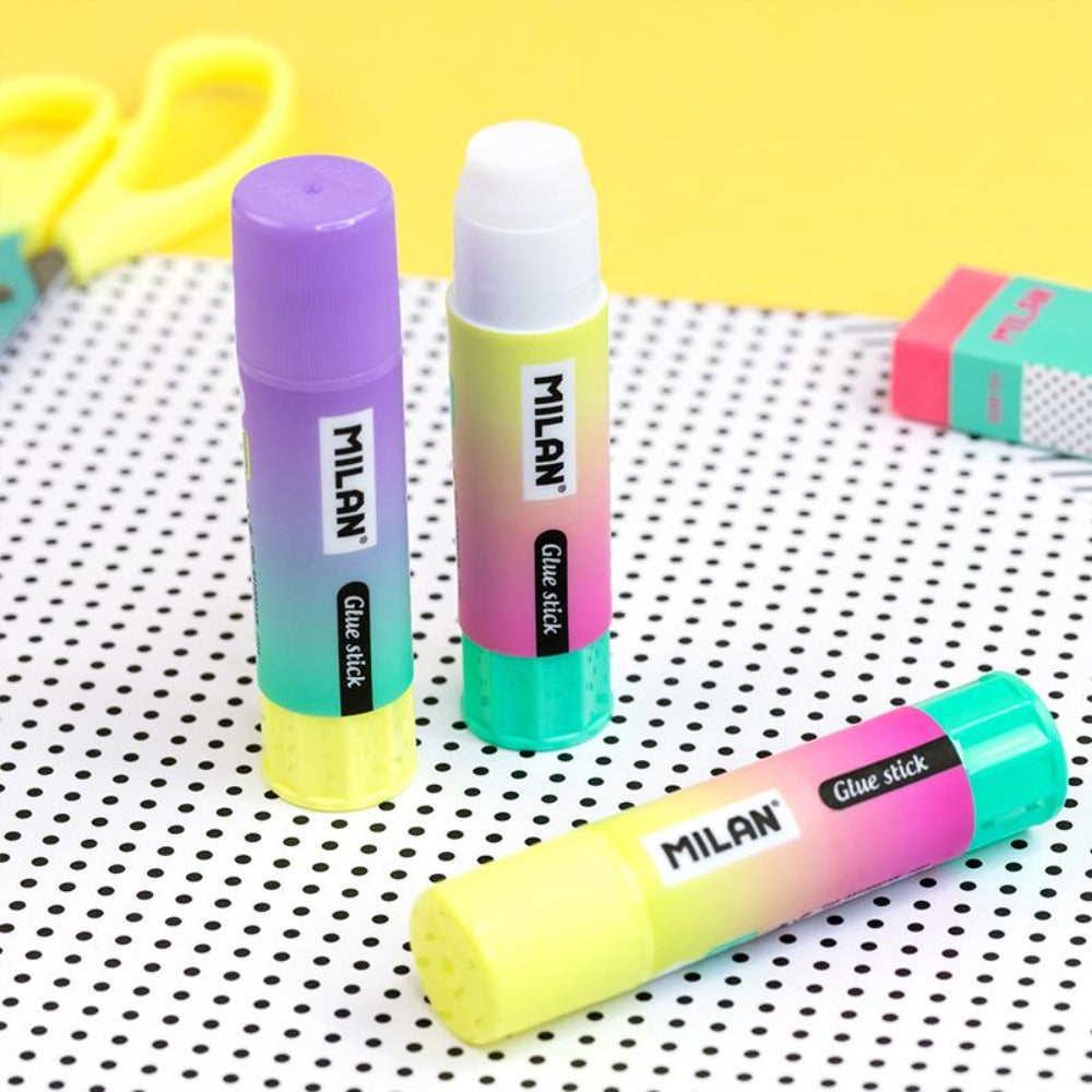 MILAN 4410924SN - Pegamento en Barra Mini en Formato Stick 8g. Diseño Sunset