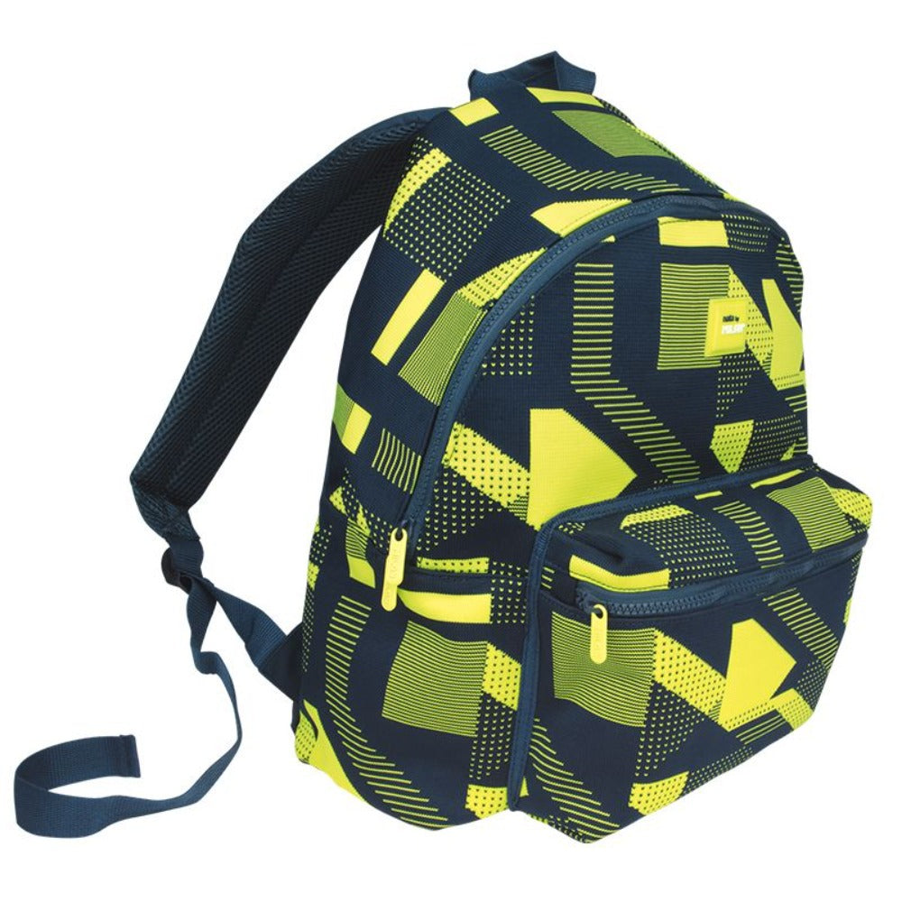 MILAN Knit -  Mochila Escolar con Divisor para Portátil, Capacidad 21L, Amarillo