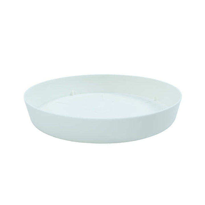Plastiken TES - Plato Redondo Ø20 cm para Macetas de 26 cm. Blanco