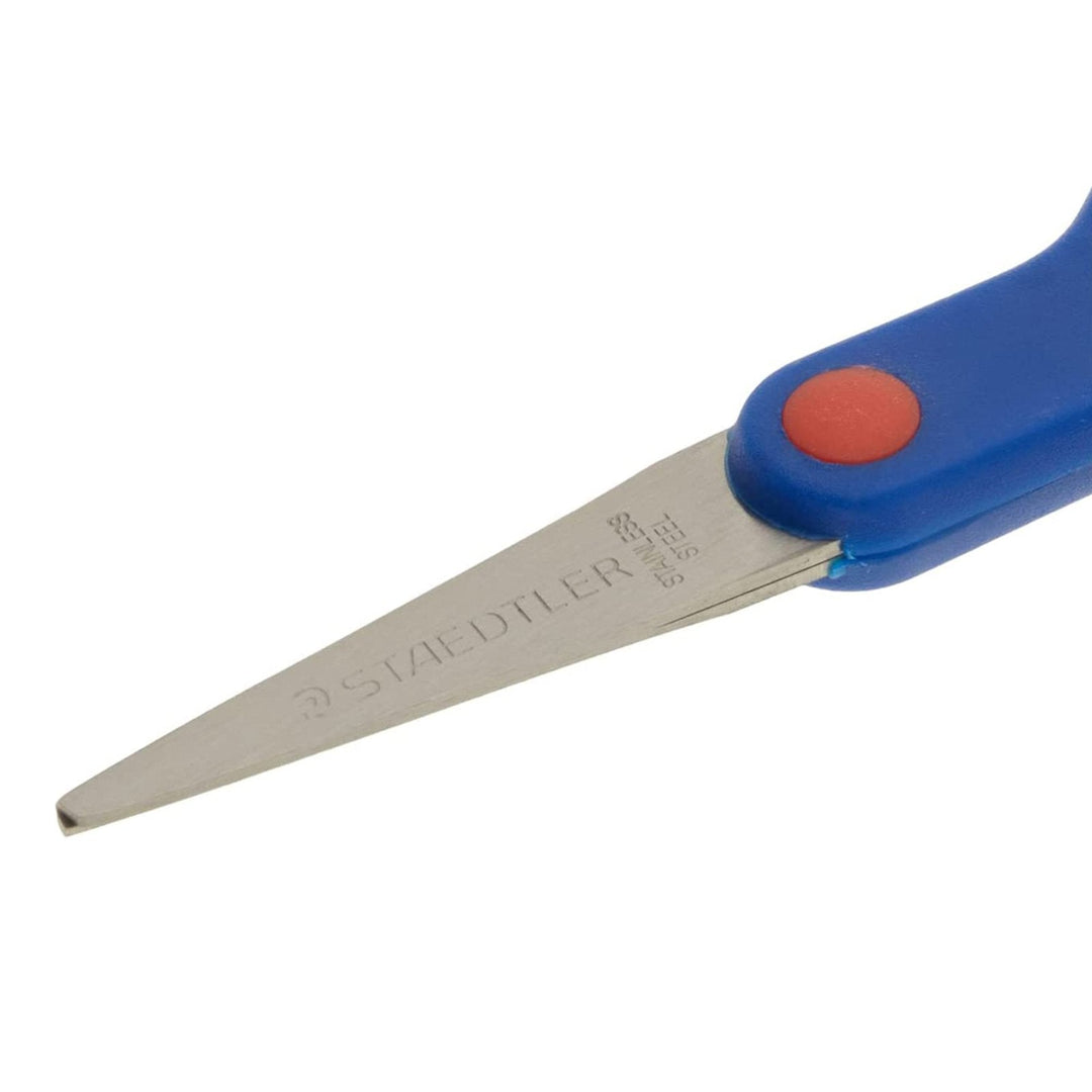 STAEDTLER 965 14 NBK - Tijeras Manualidades de Cuchillas Romas. Diestros Noris 14 cm