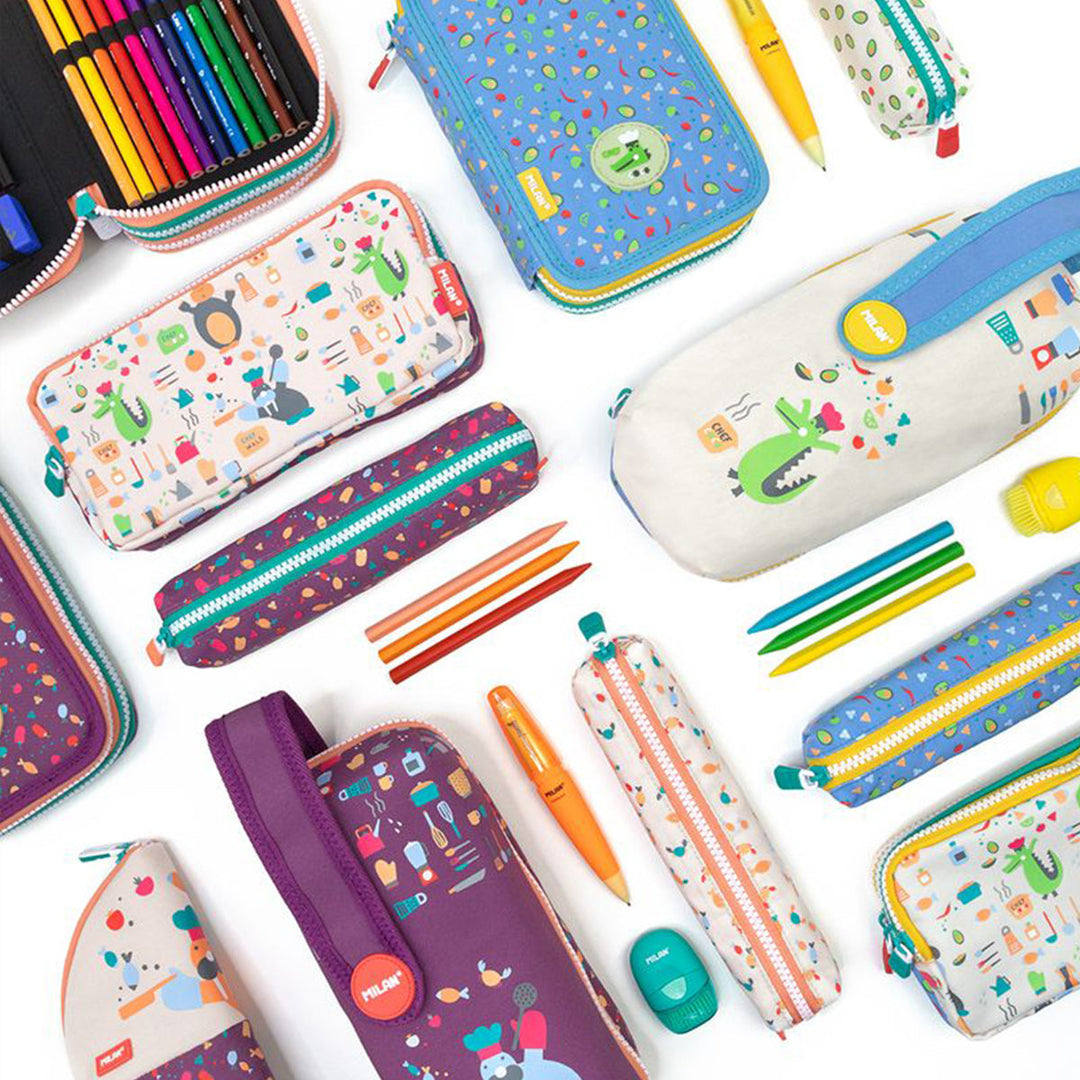 MILAN Super Chefs - Estuche Portatodo Multiusos en Formato Mini. Rosa