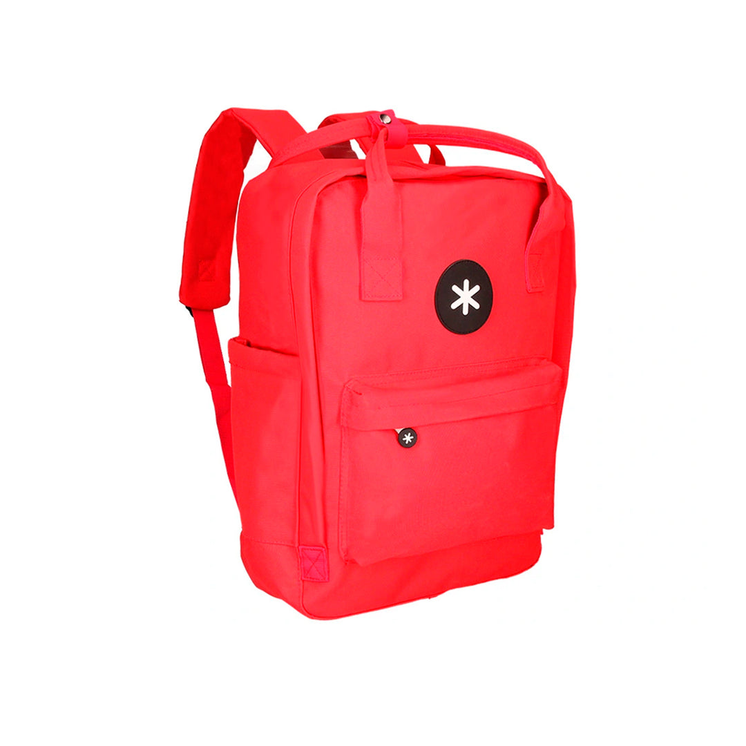 ANTARTIK - Mochila Multifunción con 2 Asas y Bolsillos Exteriores. Rojo