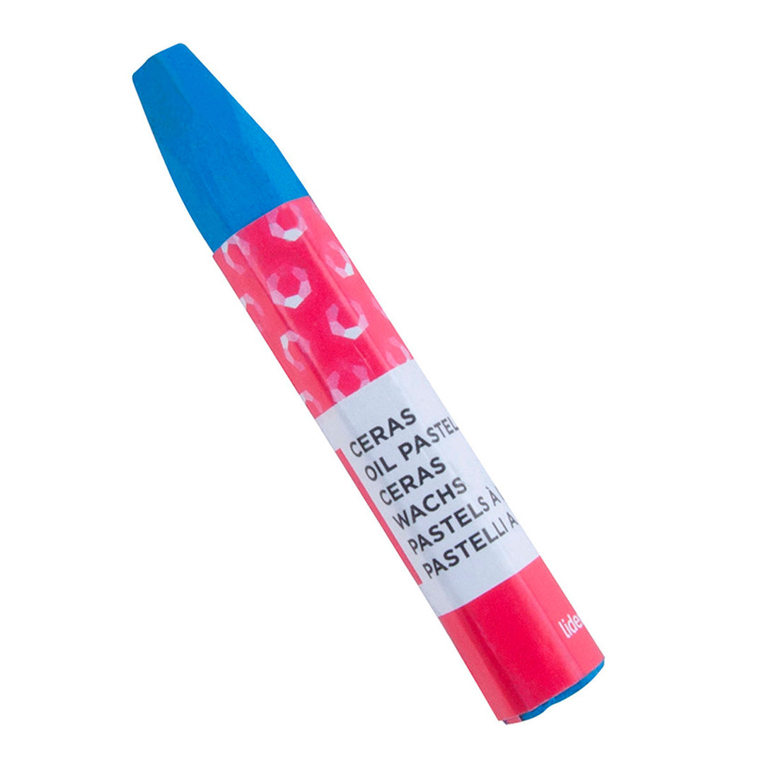 LIDERPAPEL - Lápices de Cera Blanda, Caja con 6 Colores Surtidos