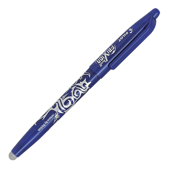 PILOT - Set de 3 Bolígrafos FriXion Ball Borrables y Recargables 0.7 mm Anti Fatiga. Azul