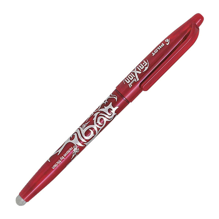PILOT FriXion Ball - Bolígrafo Borrable y Recargable de 0.7 mm. Softgrip Anti Fatiga. Rojo