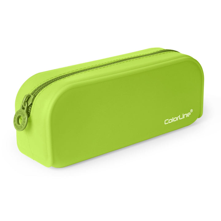 COLORLINE - Estuche Escolar Rectangular en Silicona. Tacto Suave. Lima