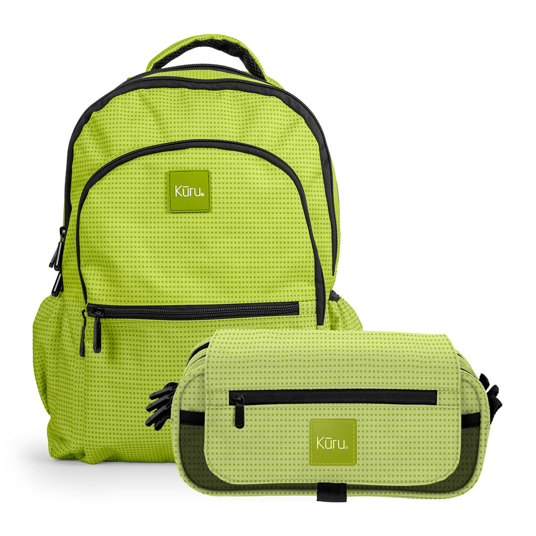 Grafoplás Kūru -  Pack Ahorro Escolar con Mochila 25L y Estuche Triple. Lima