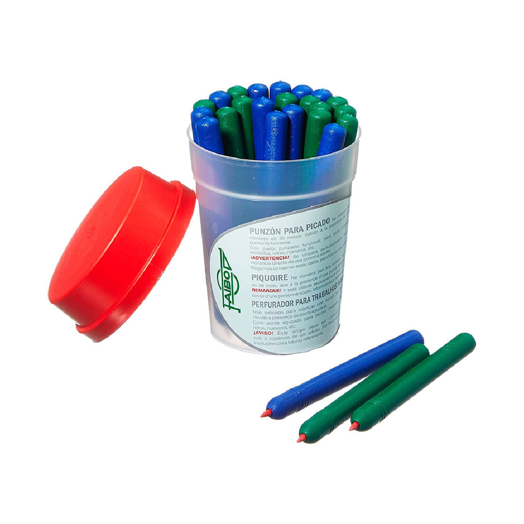 FAIBO - Punzon Faibo Plastico Para Picado Con Punta Gruesa de Plastico