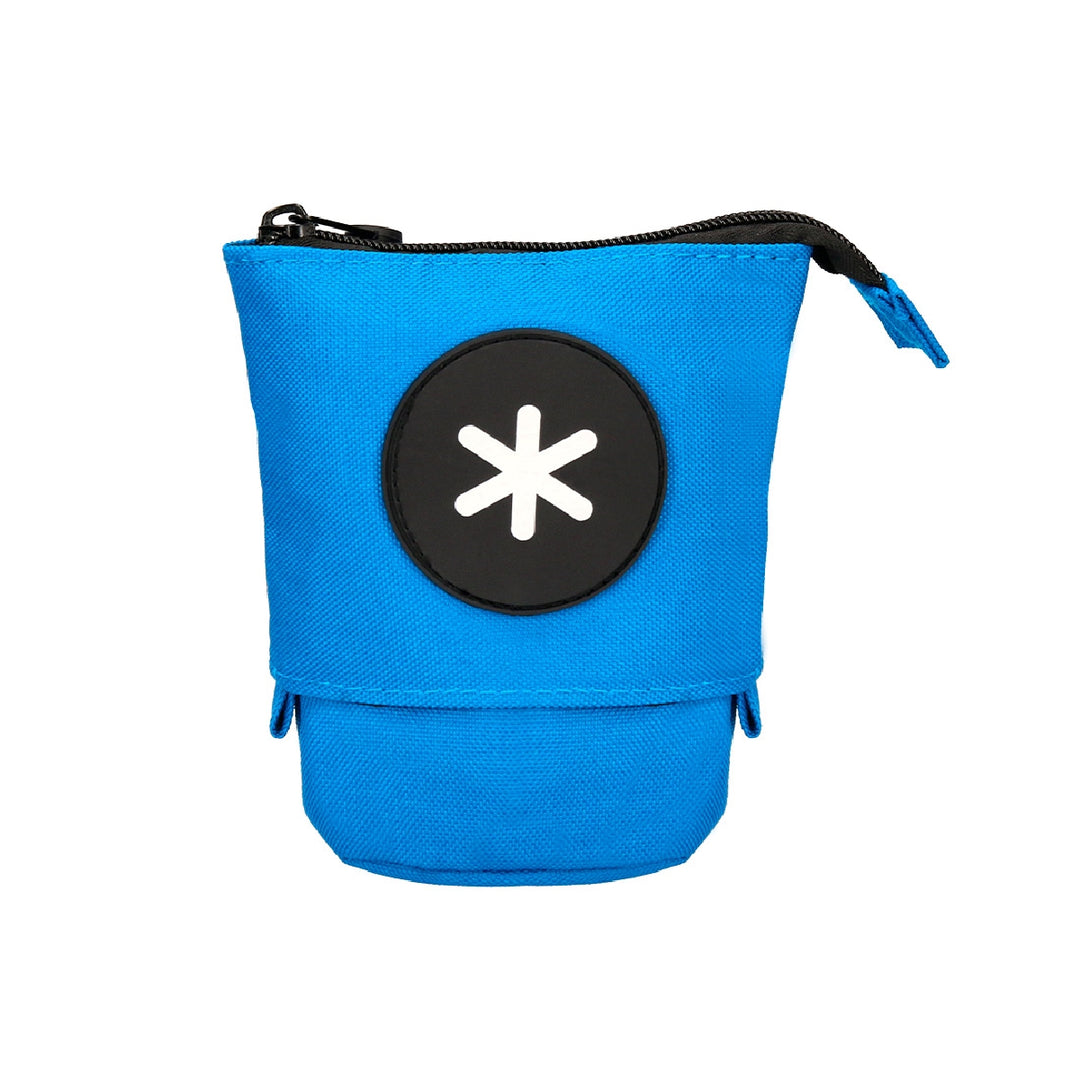 ANTARTIK - Estuche Escolar Portatodo Cubilete. Azul