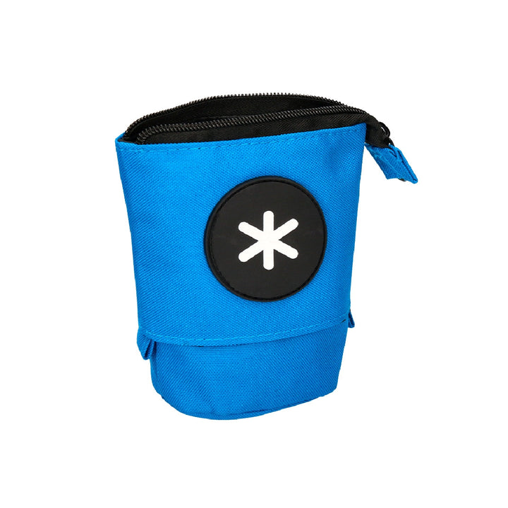 ANTARTIK - Estuche Escolar Portatodo Cubilete. Azul