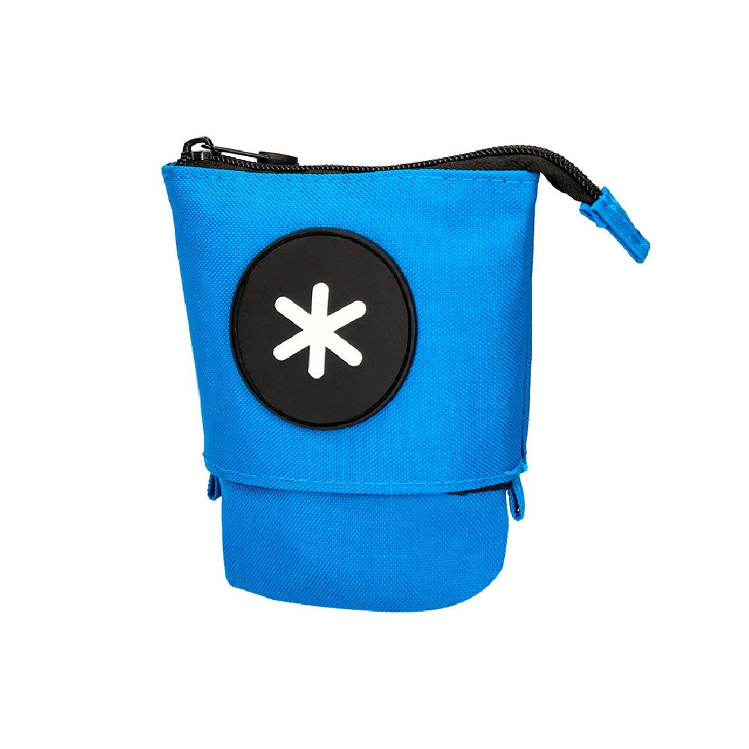 ANTARTIK - Estuche Escolar Portatodo Cubilete. Azul
