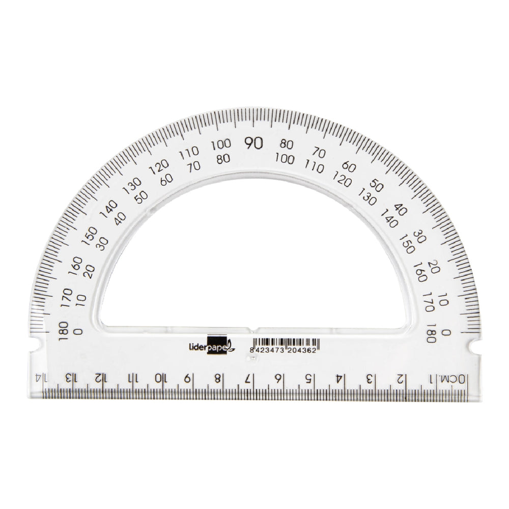 LIDERPAPEL - Semicirculo Liderpapel 14 cm Plastico