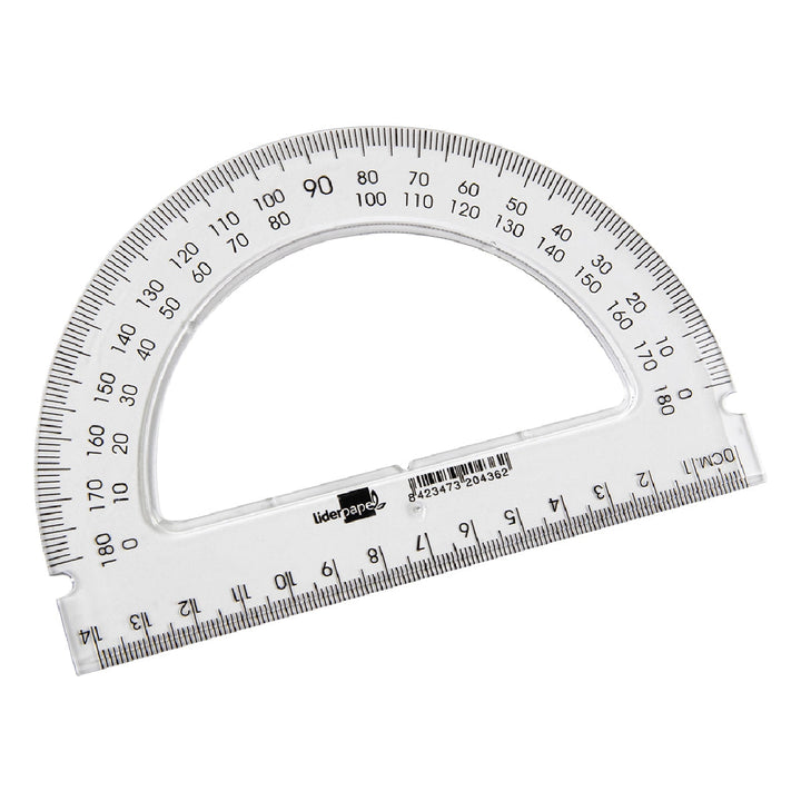 LIDERPAPEL - Semicirculo Liderpapel 14 cm Plastico