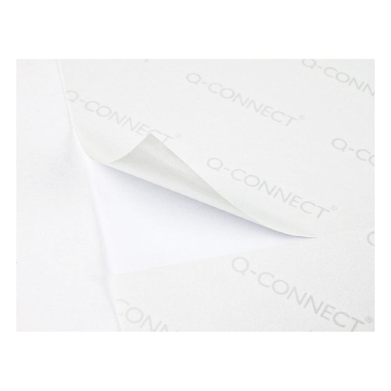 Q-CONNECT - Etiqueta Adhesiva Q-Connect Kf10645 -Tamano 70x35 mm Fotocopiadora Laser Ink-Jet Caja Con 100 Hojas Din A4