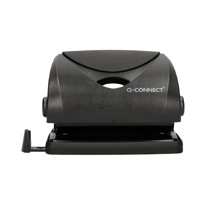 Q-CONNECT - Taladrador q-connect kf01234 negro abertura 2 mm capacidad 20 hojas. 