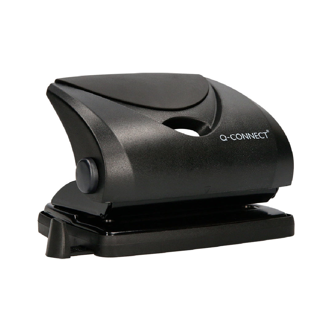 Q-CONNECT - Taladrador q-connect kf01234 negro abertura 2 mm capacidad 20 hojas. 