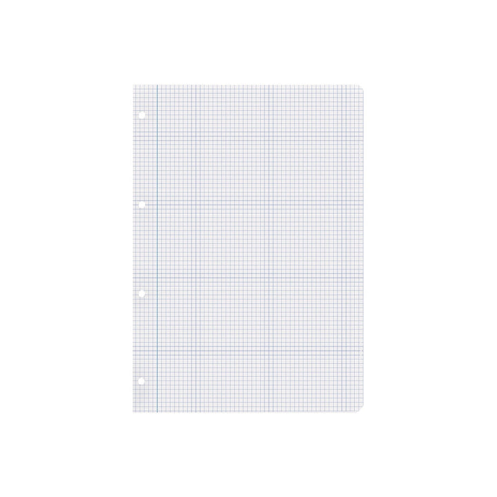 LIDERPAPEL - Recambio Liderpapel A4 100 Hojas 100g/M2 Cuadro 4mm Con Margen 4 Taladros