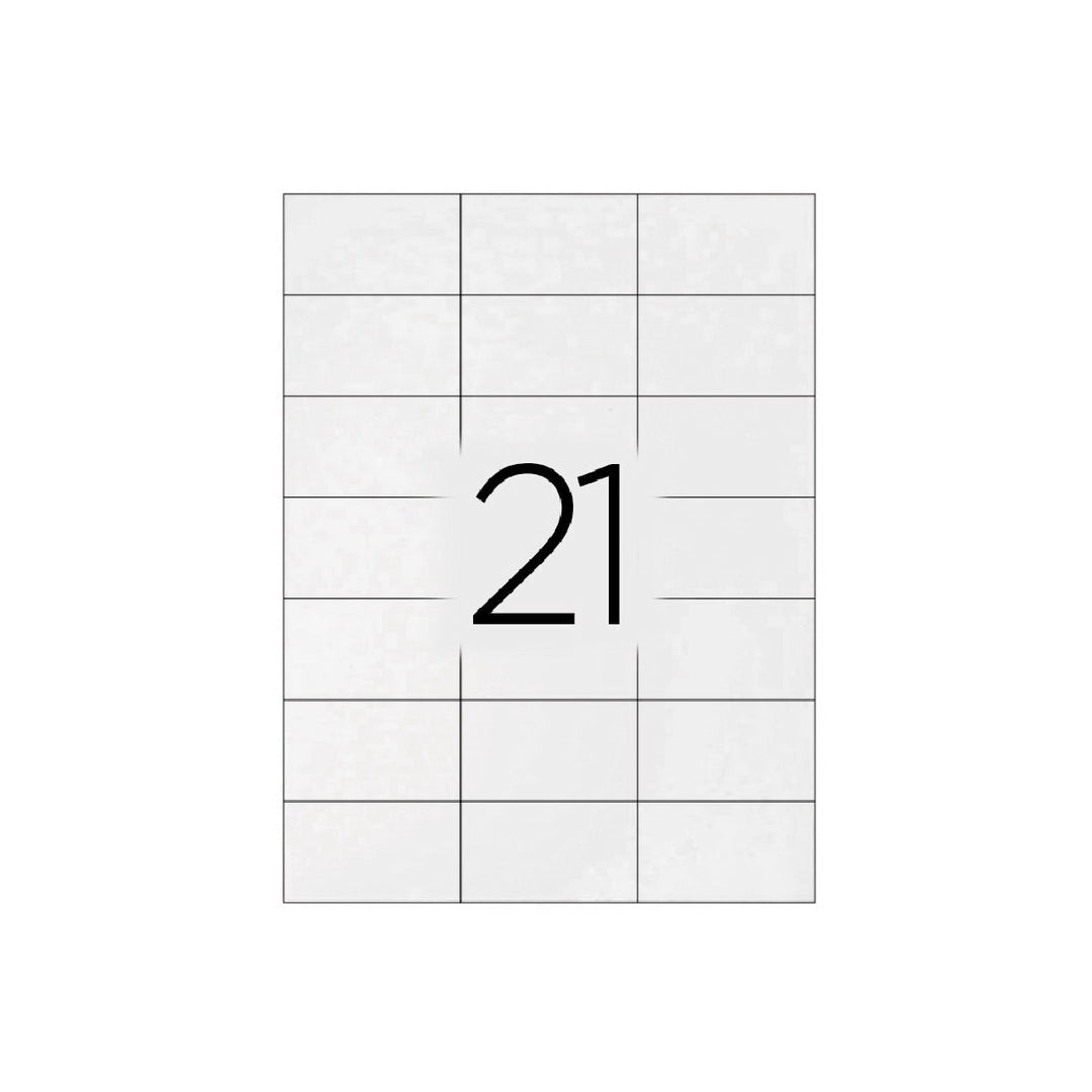 Q-CONNECT - Etiqueta Adhesiva Q-Connect Kf10648 Tamano 70x42 mm Fotocopiadora Laser Ink-Jet Caja Con 100 Hojas Din A4