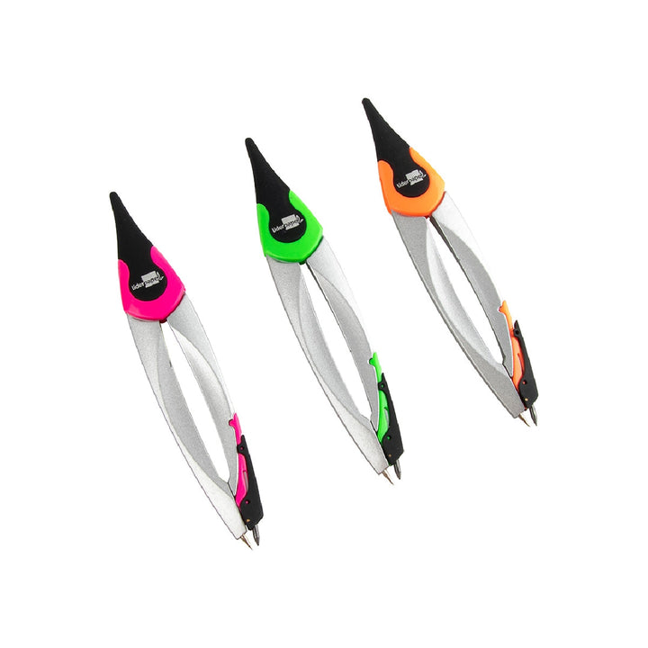 LIDERPAPEL - Compas Liderpapel Adaptador Universal Minas Afilaminas y Goma Colores Surtidos