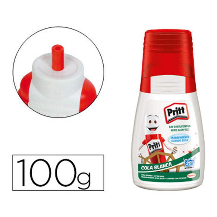 PRITT 1869964 - Pegamento Formato Cola Blanca con Dosificador, 100 g
