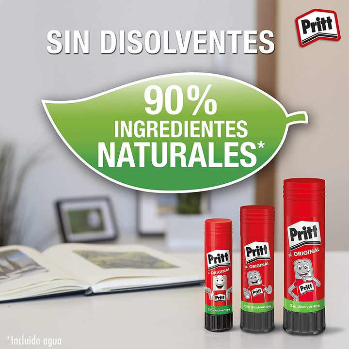 PRITT 1584626 - Barra Adhesiva en Stick, Pegamento Infantil Seguro. Grande 43 gr