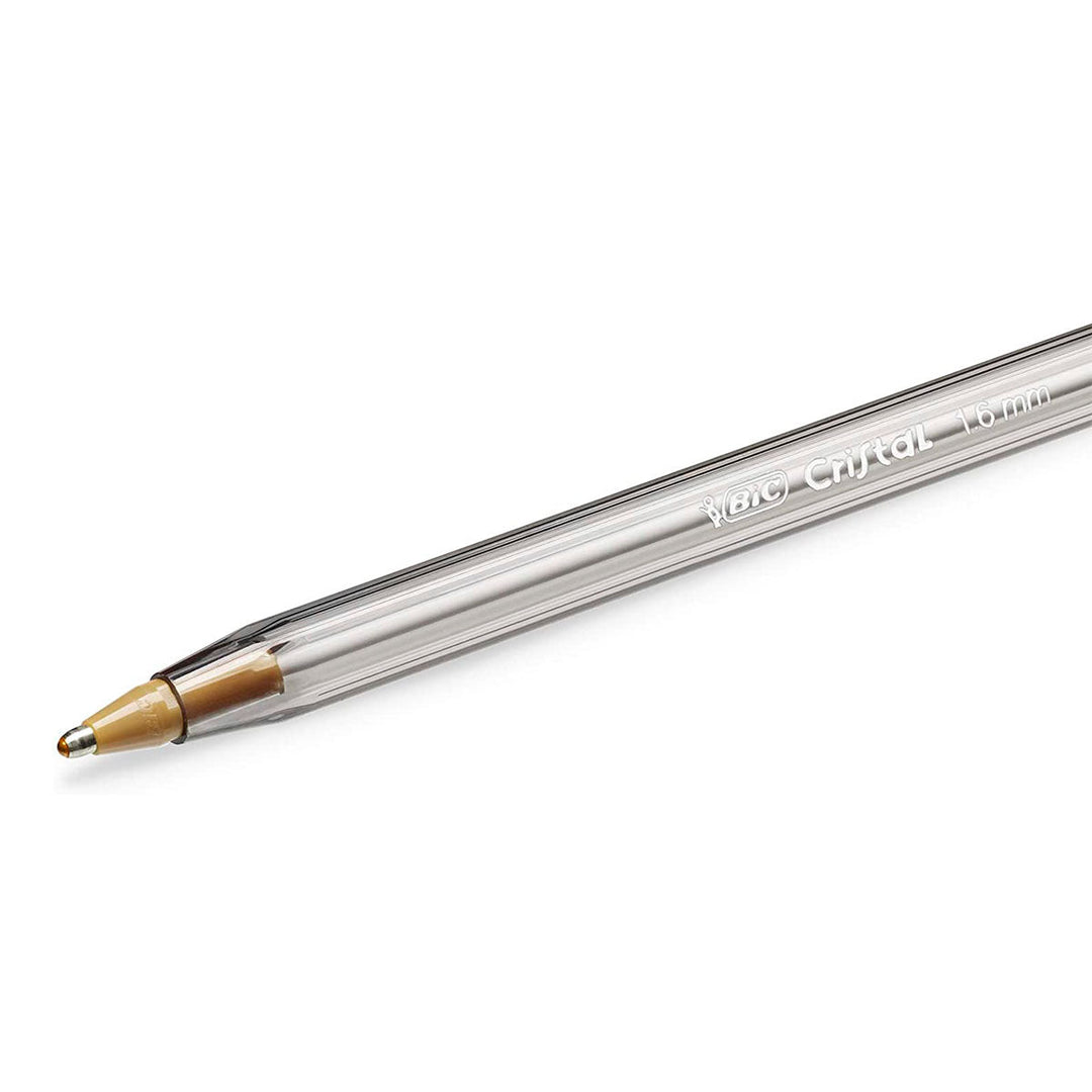BIC Cristal - Pack de 10 Bolígrafos de Colores de Punta Ancha