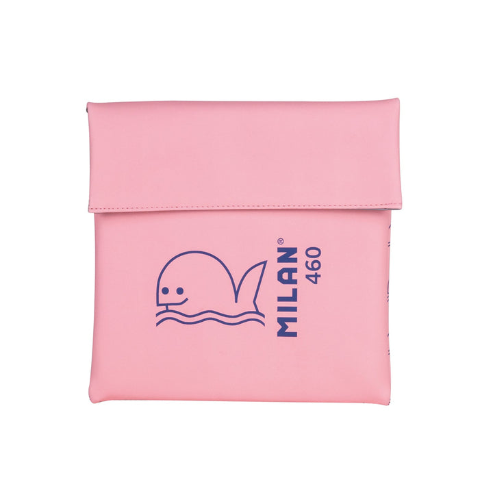 MILAN 460 - Bolsa Isotérmica Porta Alimentos Pequeña Ideal Meriendas Rosa