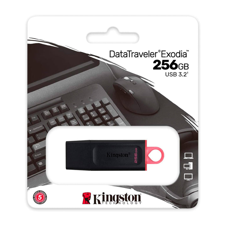 Kingston DTX - Memoria Flash USB-C 3.2 DataTraveler Exodia 1256GB Negro