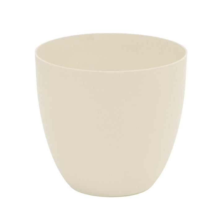 Plastiken TES - Maceta Redonda Cuenco Diámetro 32 cm Capacidad 17.5L. Ecru
