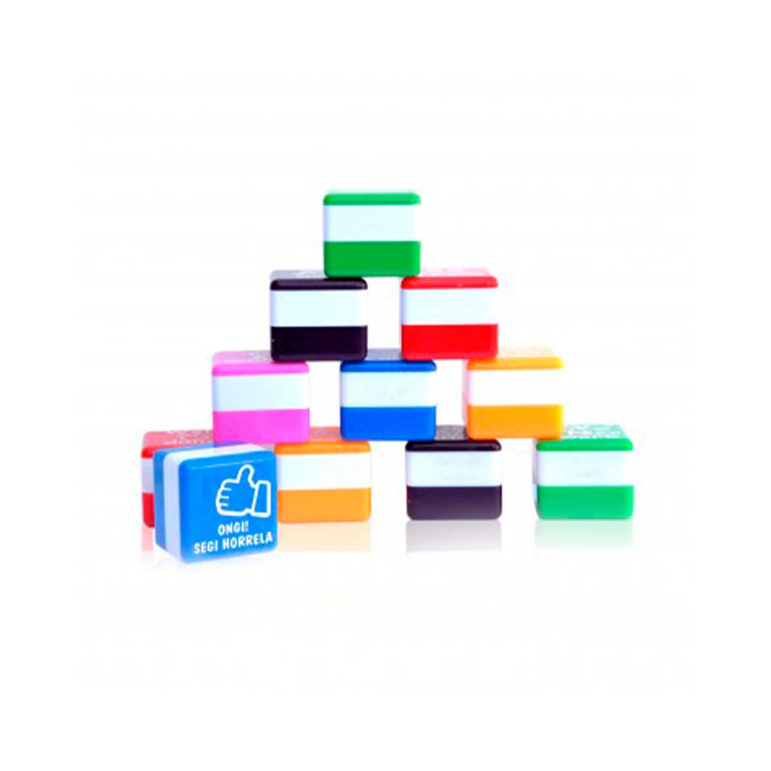 Office Box - Set de 6 Sellos de Motivación Especial Profesores. Idioma Euskera