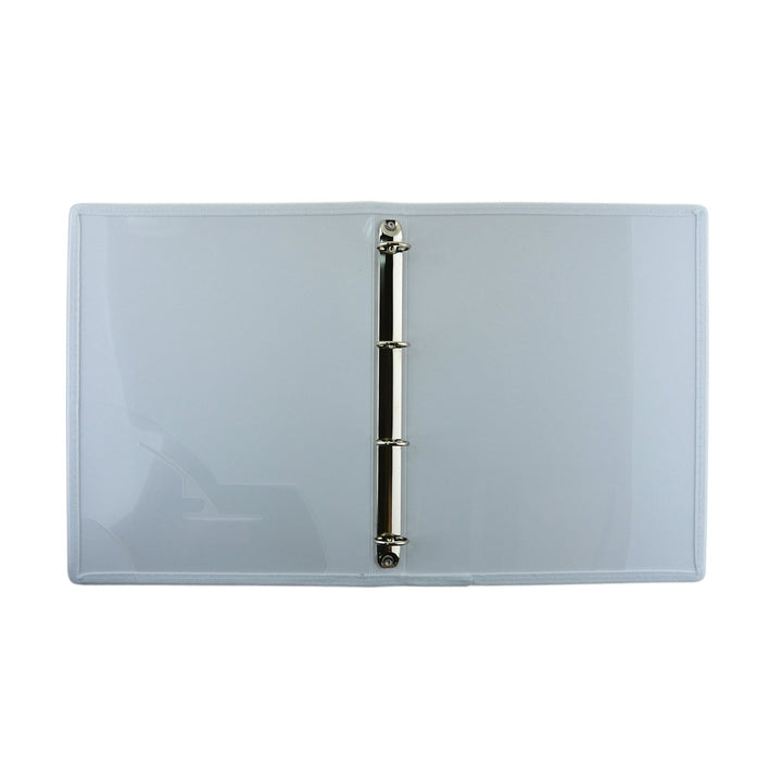 OFFICE BOX North Glace - Carpeta de Anillas A4 con Bolsillo Interior. Violeta