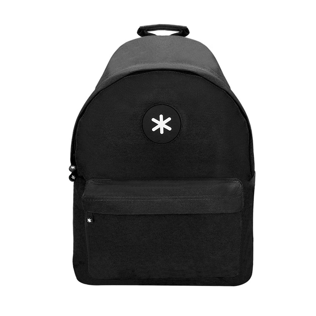 ANTARTIK - Mochila Escolar con Asas Acolchadas y Bolsillo Exterior. Negro