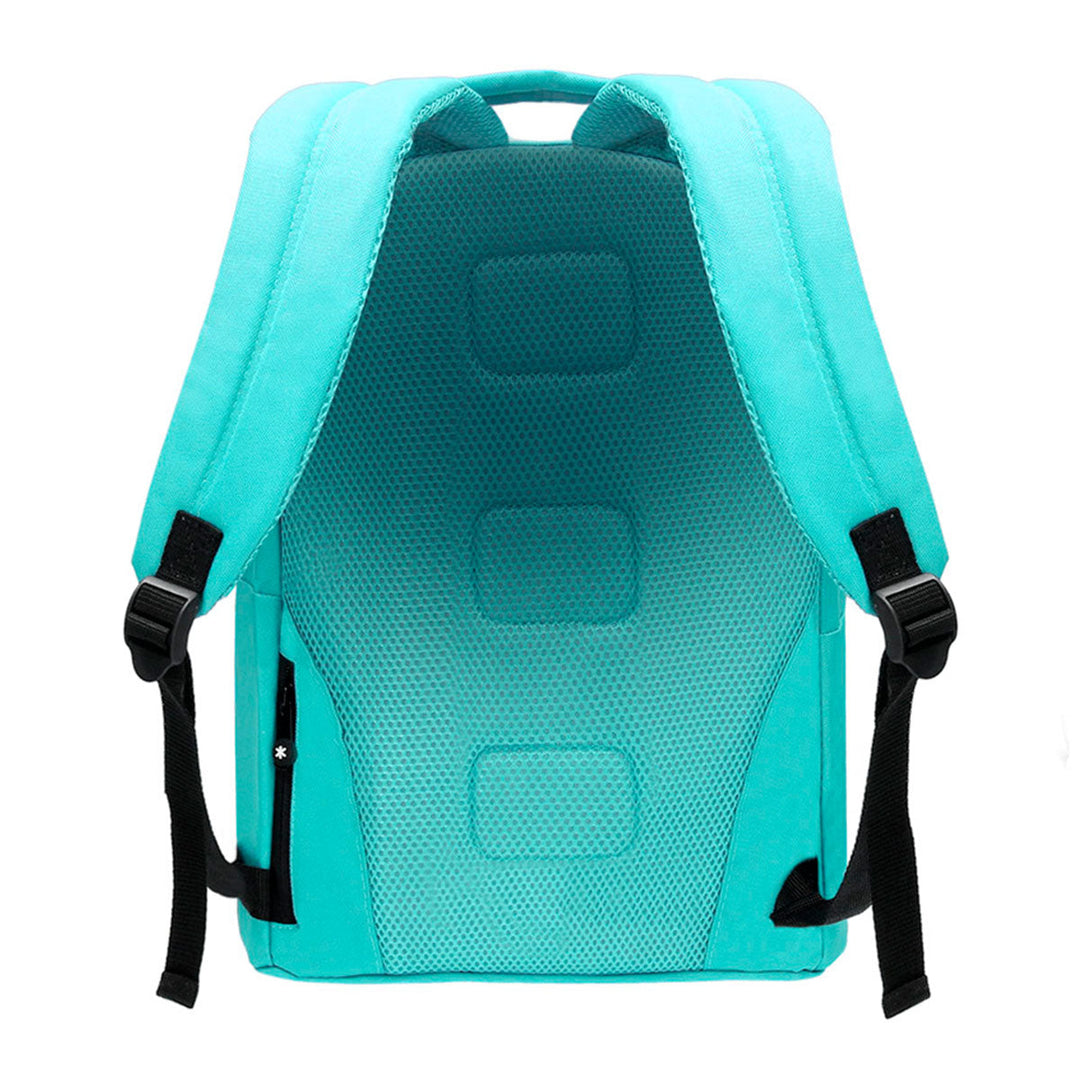 ANTARTIK - Mochila Escolar con Asas Acolchadas y Bolsillo Exterior. Azul Hielo