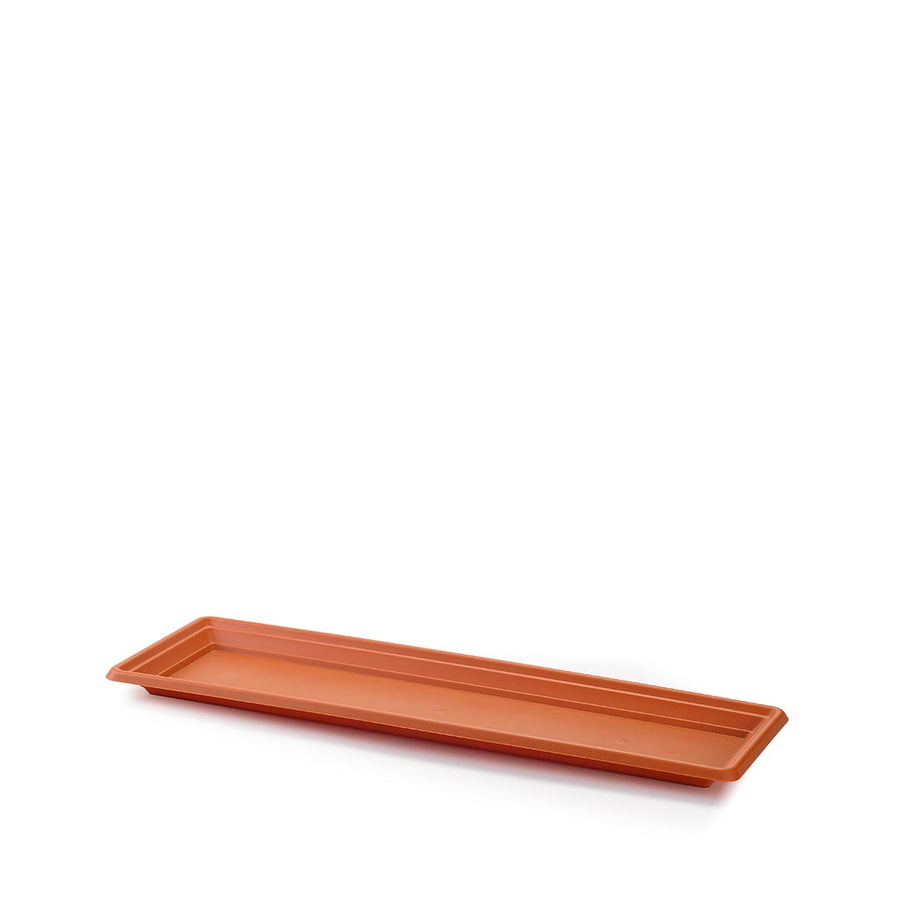 Plastic Forte - Plato para Jardinera Rectangular de 60 cm. Terracota